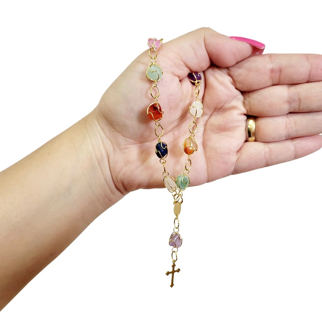 Colorful Rosary Bracelet