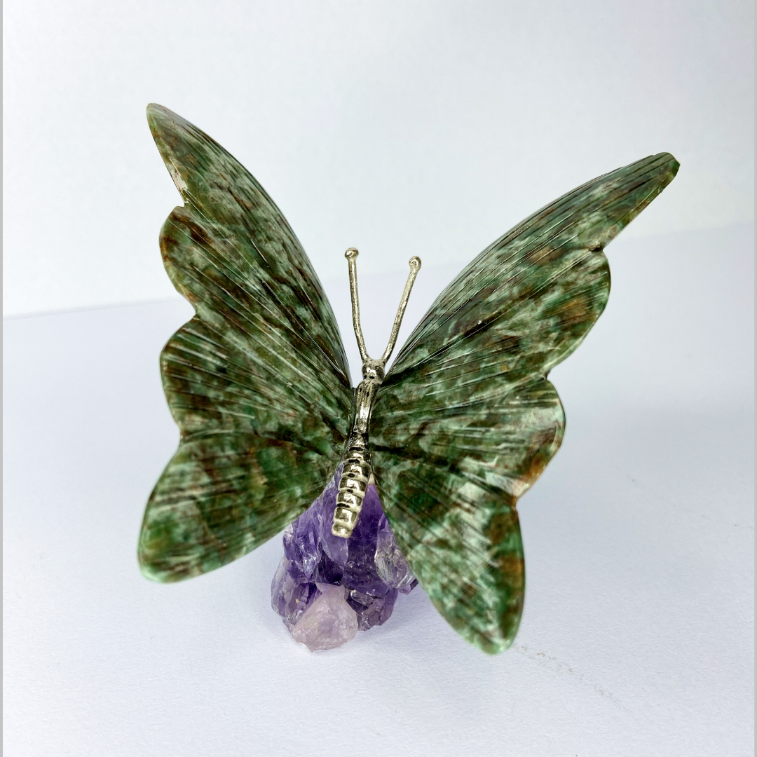 Butterflies on the Amethyst Base