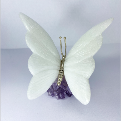 Butterflies on the Amethyst Base