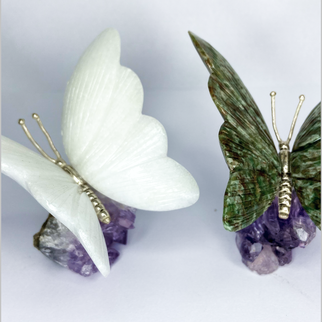 Butterflies on the Amethyst Base