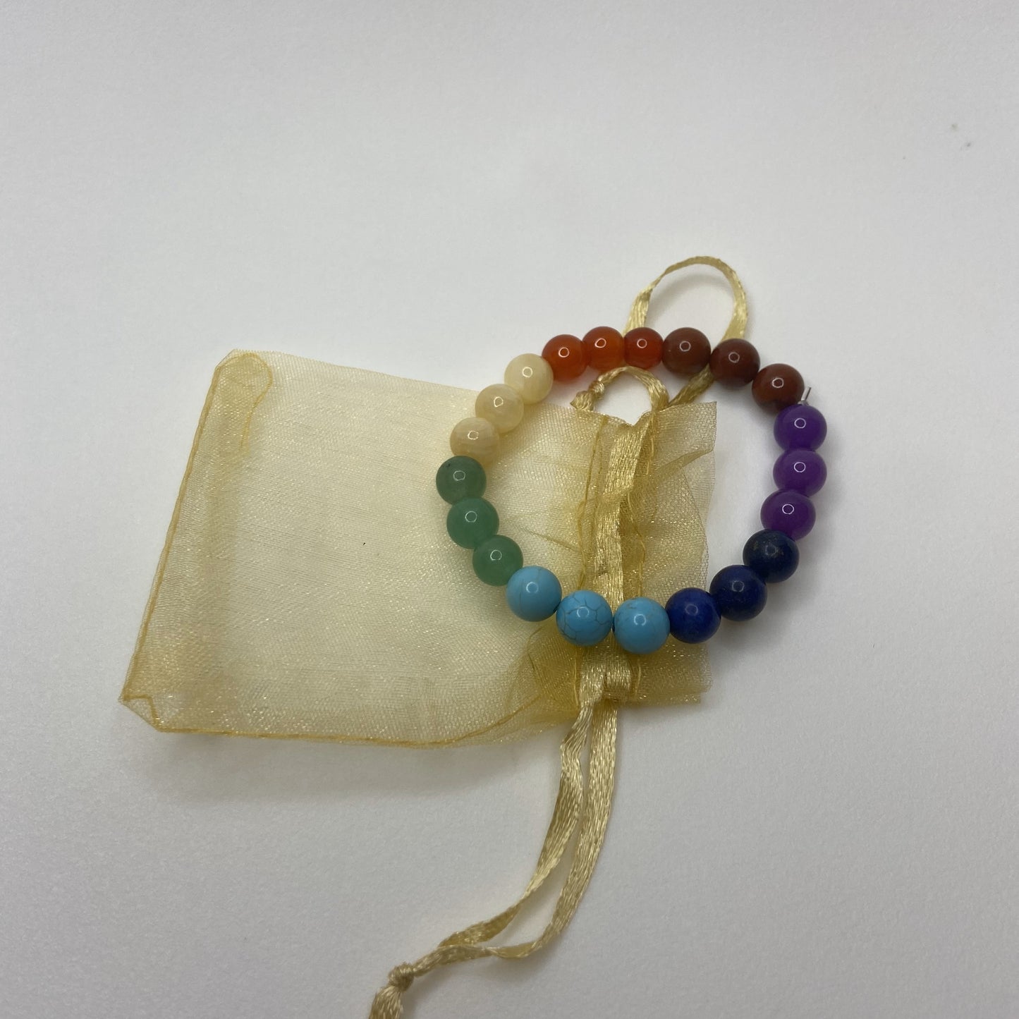 Volcanic 7 Chakra Bracelet